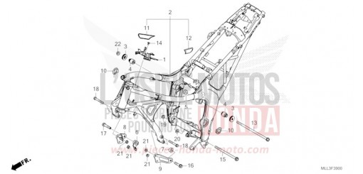 FRAME BODY CB1000SPS de 2025